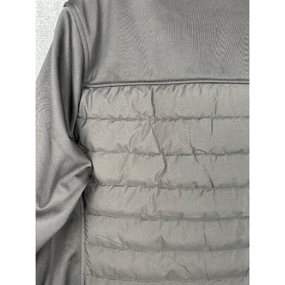 Nautica Men’s Quilted Softshell Jacket XL Black Full Zip Resistant Warm Coat New - Picture 11 of 11